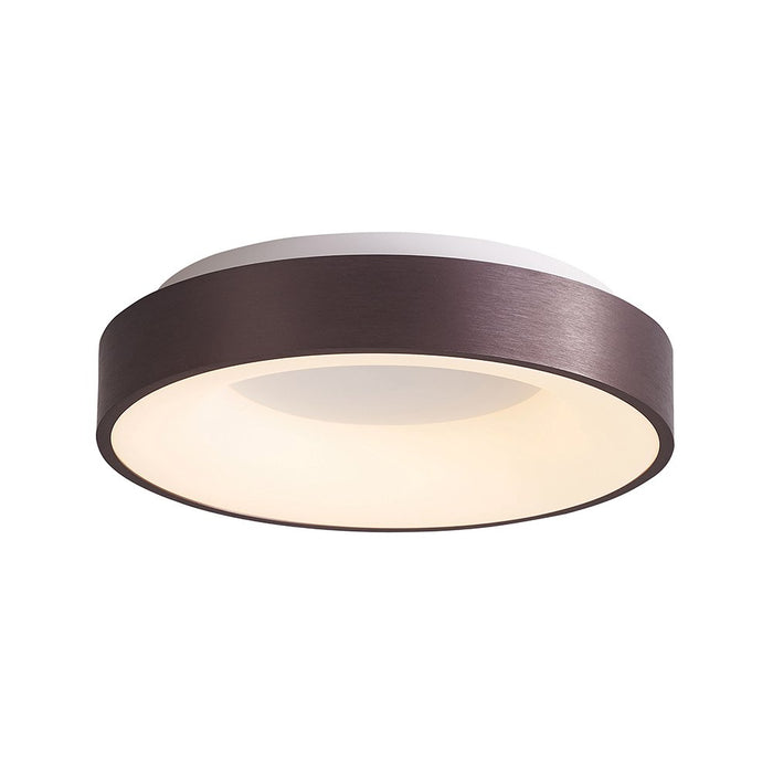 Venius Ceiling Button LED 40W 600mm CCT Brown Coffee