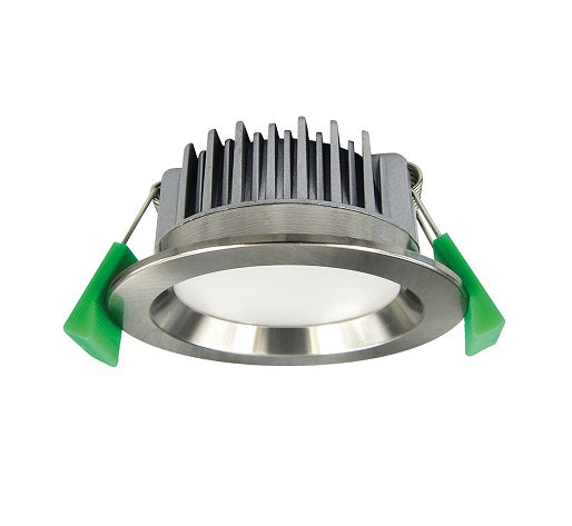 Downlight LED 12W Round CCT 3k/4k/6k Brushed Chrome