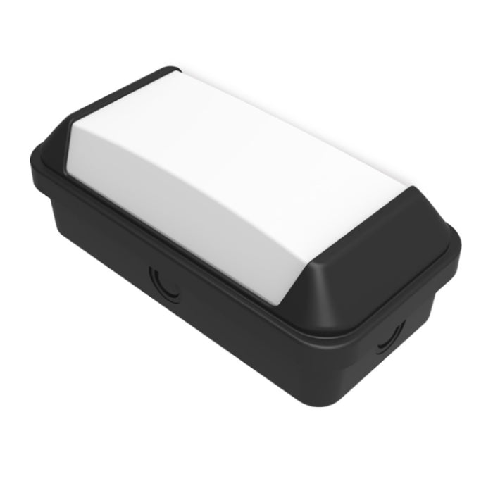 Burly Wall Light 12W 3k/4k/6k Knock Out Black IP65