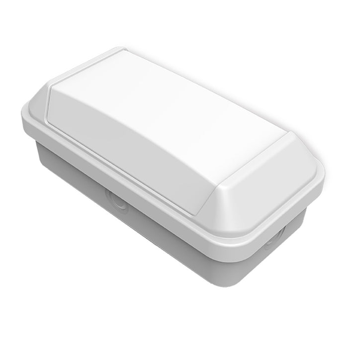 Burly Wall Light 12W 3k/4k/6k Knock Out White IP65