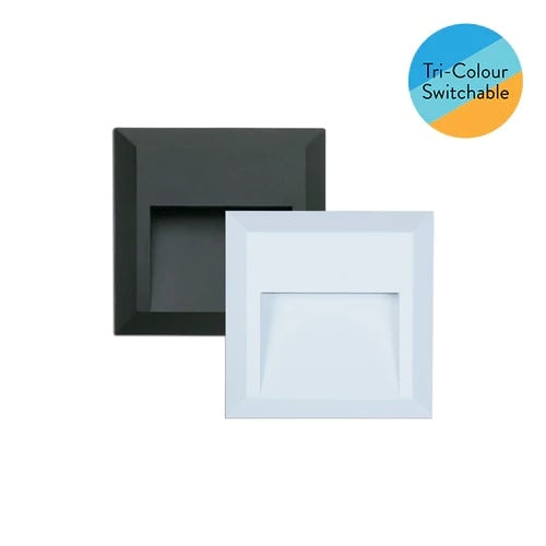 Sheathe Step Light 1.6W CCT 3/4/6k IP65 White/Black