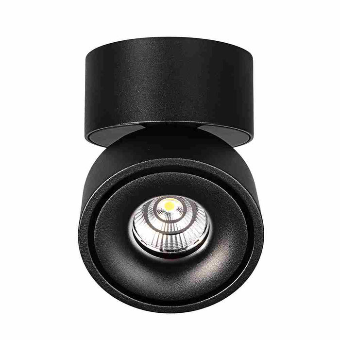 Downlight Single Spot 3k Adjustable Black