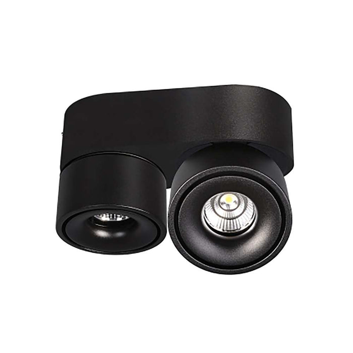 Downlight Double Spot 3k Adjustable Black