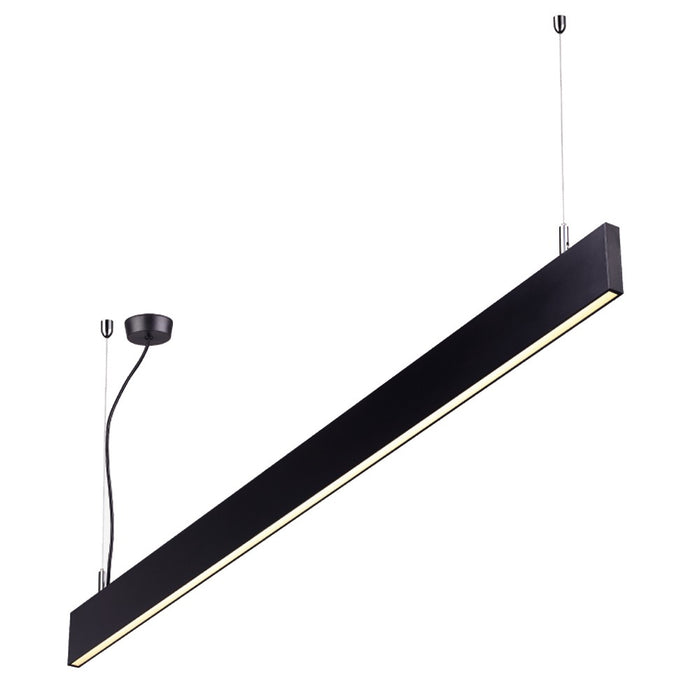 Office Pendant 25W 4k 600mm Black