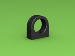 Conduit Support Clips 25mm LSZH-FR/HFT Black