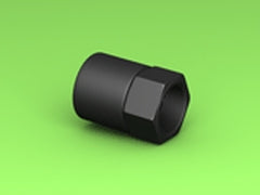 Conduit Threaded Adapter Female 25mm LSZH-FR/HFT Black