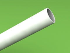 Conduit Medium Duty 50mm LSZH-FR/HFT 4M White Plain End