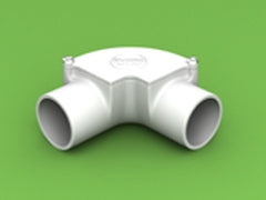 Conduit Inspection Elbow 25mm LSZH-FR/HFT White