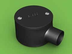 Conduit Junction Box 1 Way 25mm LSZH-FR/HFT Black