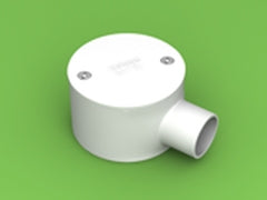 Conduit Junction Box 1 Way 25mm LSZH-FR/HFT White