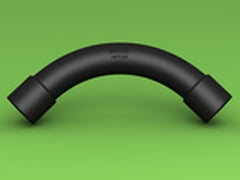 Conduit Sweep Bend 25mm LSZH-FR/HFT Black