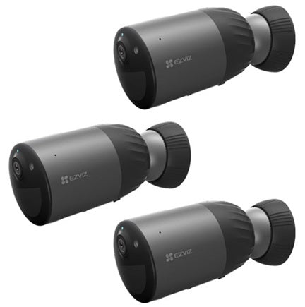 Outdoor Security Camera Bundle 3x Camera IP65 8MP 4K