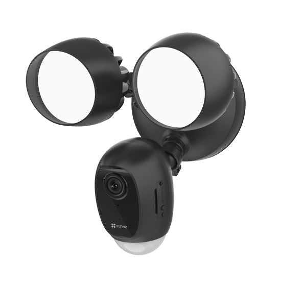 Smart Security Camera & Floodlight Outdoor Black