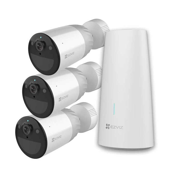 Security Kit Wire-Free 1x Base Stn 3x Camera