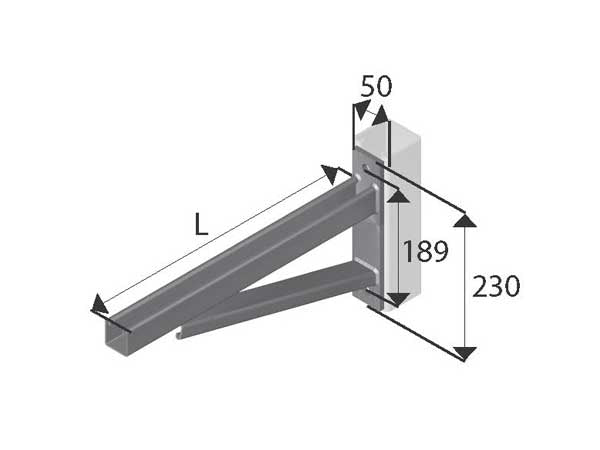 CB4 Cantilever Bracket 600mm HD
