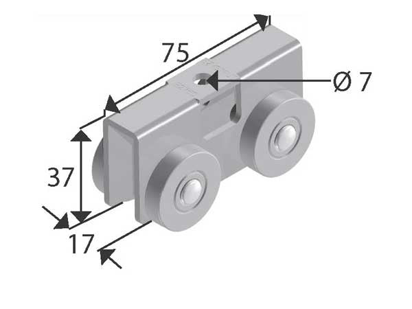 E2750 Double Channel Roller Z