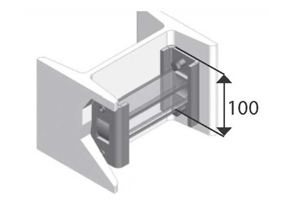End Clamp Hot Dip Galvanised (Use in Pairs)