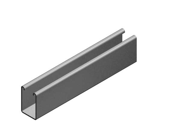 E5000 Channel 41mm x 62mm x 2.5mm Pre-Galvanised
