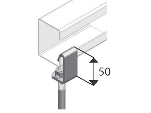 Purlin Clip M12 Zinc
