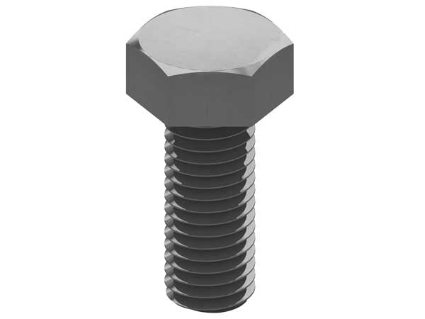 Hex Head Set Screw M10 x 25mm High Tensile ZP