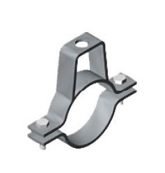 UN18 Pipe Clamp 2 Pce 203mm Timber Ferrules HDG