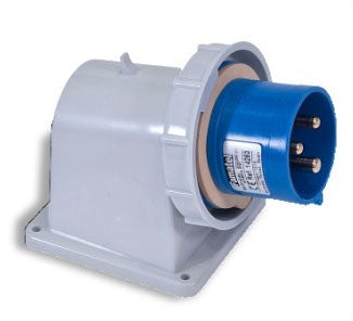 Surface Inlet Blue 220-240V 16A 2P+E IP67 6H