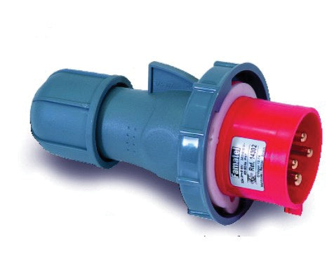 Container Plug Red 380-440V 32A 3P+E IP67 3H