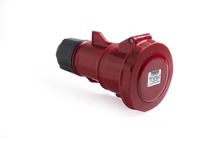 Connector Red 380-440V 32A 3P+N+E IP67 6H