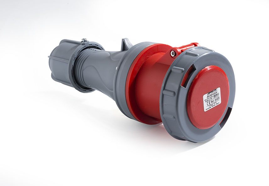 Connector Red 380-440V 63A 3P+N+E IP67 6H