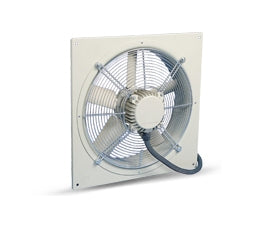 Compact 2000 Sq Plate Axial Fan 560mm 4Pole 1Ph