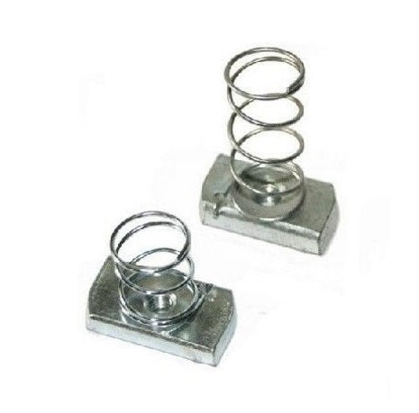 Spring Strut Nut M8 Long Galvanised