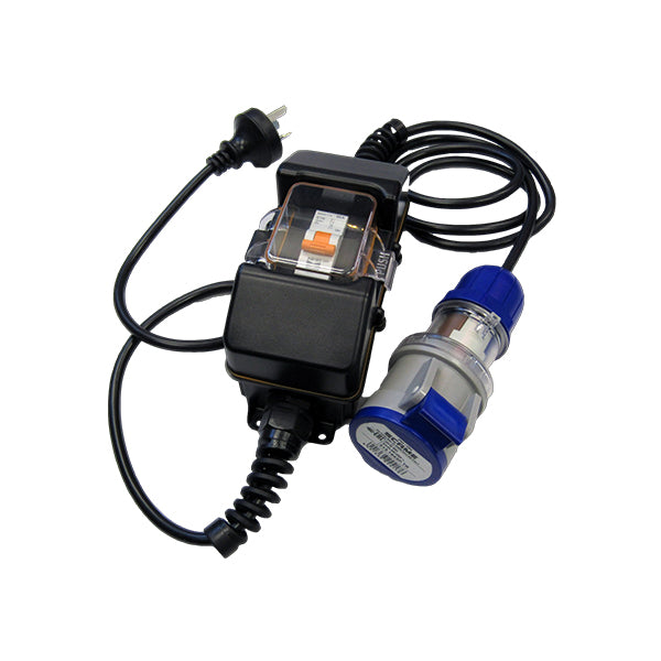 Campsafe Caravan Power Supply Adaptor 2m lead IP44
