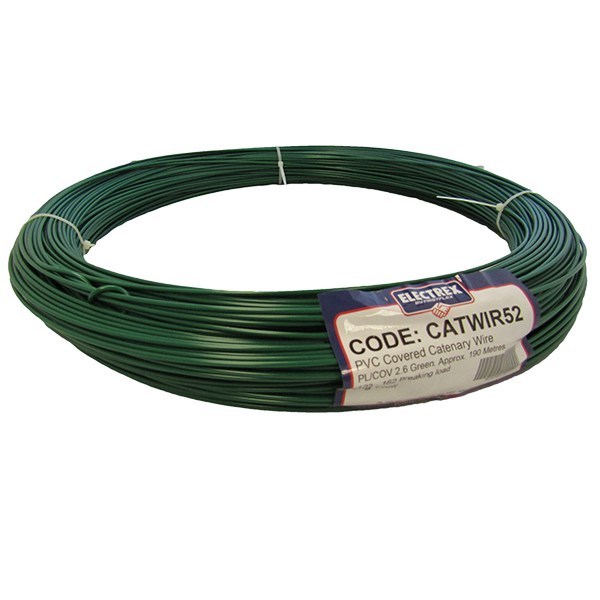 Catenary Wire 2.6mm Green 5kg