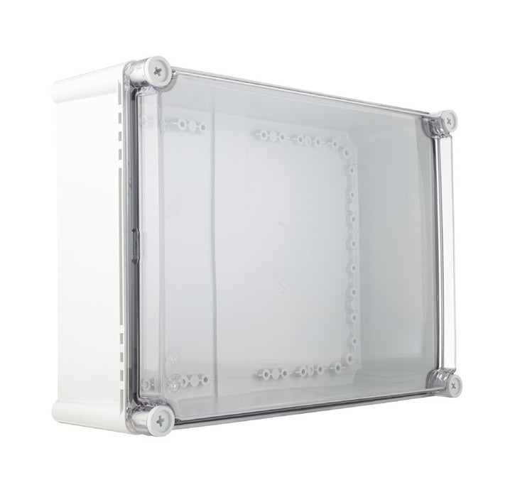 Solid PC Enclosure 280 x 380 x 130mm Clear IP66/67