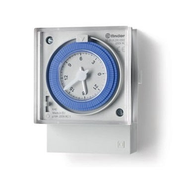Time Switch Analog 7 Day 230VAC 72x72mm Panel Mount