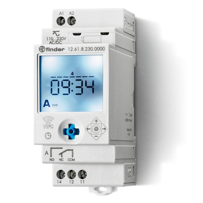 Timer Digital 7Day Weekly 12-24VAC/DC SPDT/16A NFC