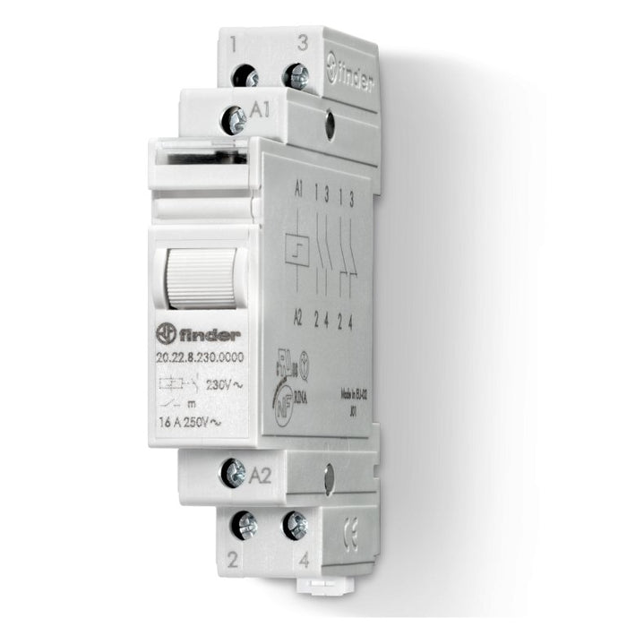 Latching Relay 16A 12VDC 2N/O 4000VA