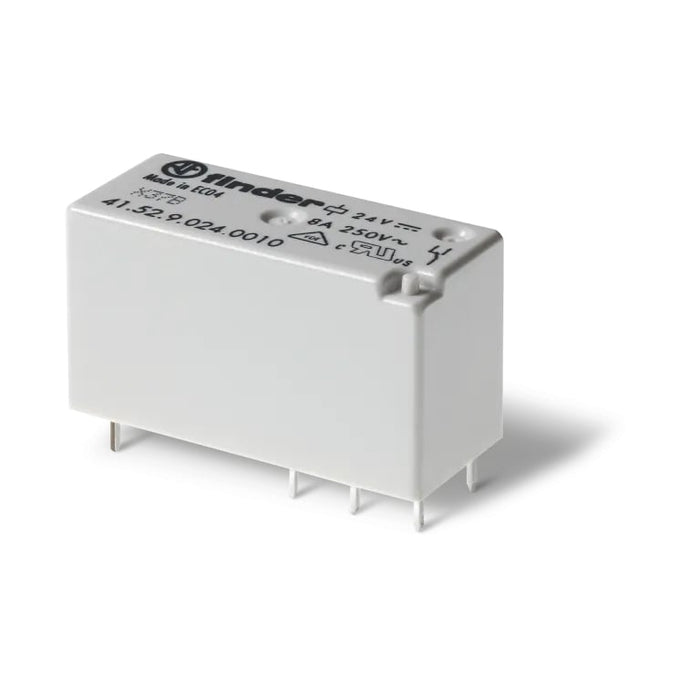Relay 8A 24VDC DPDT PCB Mount or 38.52 module
