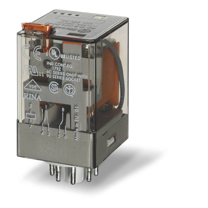 Relay 10A 24VDC DPDT 8pin
