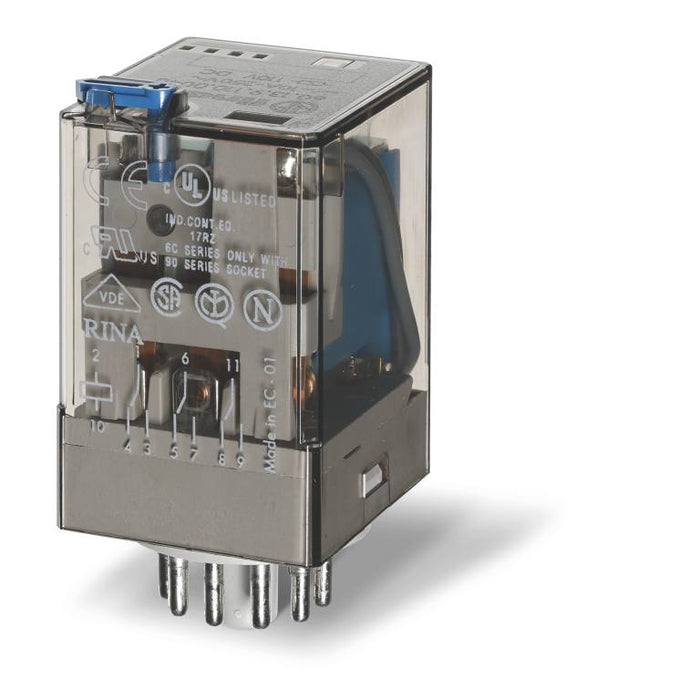 Relay 10A 24VDC 2Pole 11Pin 2500VA