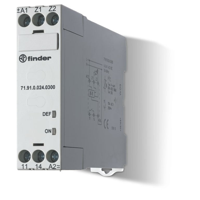 Thermistor Trip Auto Reset SPNO 24V AC/DC