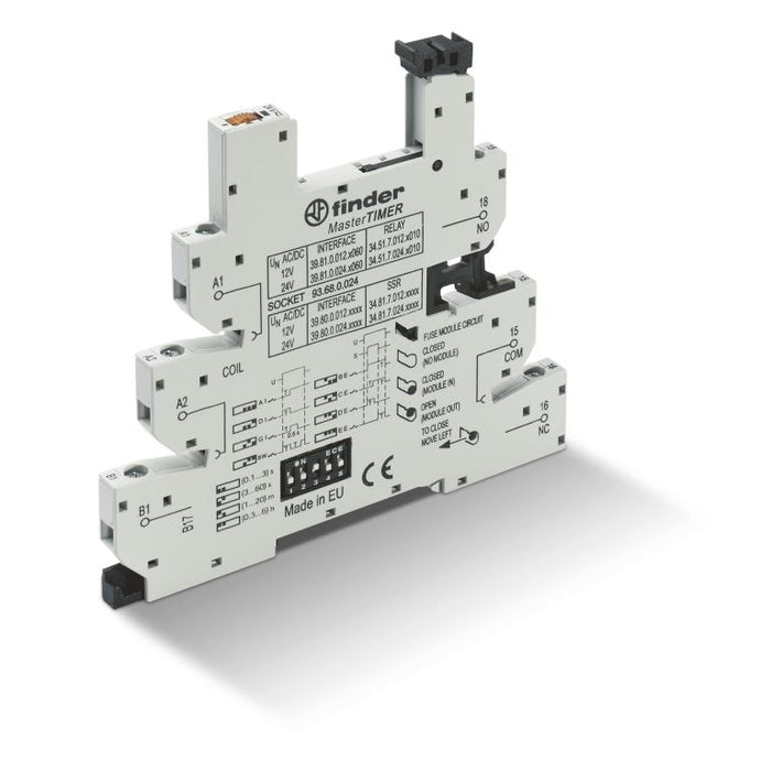 Master Timer Base for 39 Series 24V AC/DC