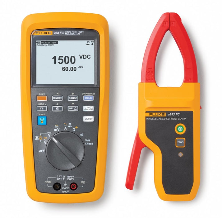 Fluke Solar Kit CAT III 1500V 283FC Multimeter A283FC Clamp