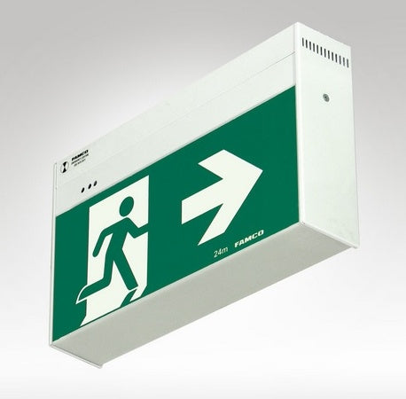 Eco Emergency Exit LED Wall/Ceiling Single Side