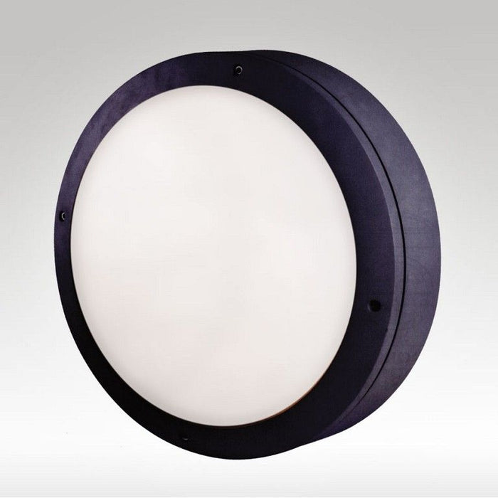 Waylight Emergency Round 360mm 22W LED Maintain Black