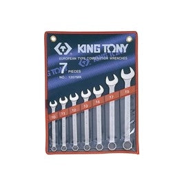 King Tony 7pc R/OE Wrench Set 10-19mm