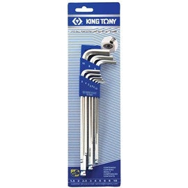 King Tony Hex Key Set 9pc Long Ball