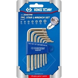 King Tony 7pc Torx Wrench Set Tamper Resistant