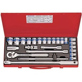 King Tony Socket Set 25pc Metric 1/2in Drive