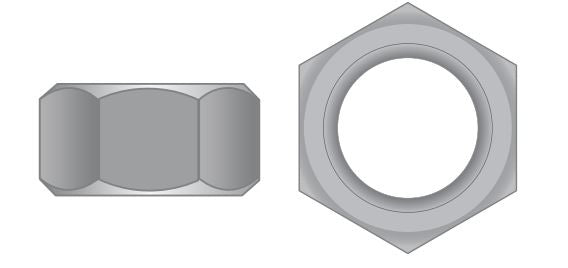 Nut Hex M12 316 S/Steel
